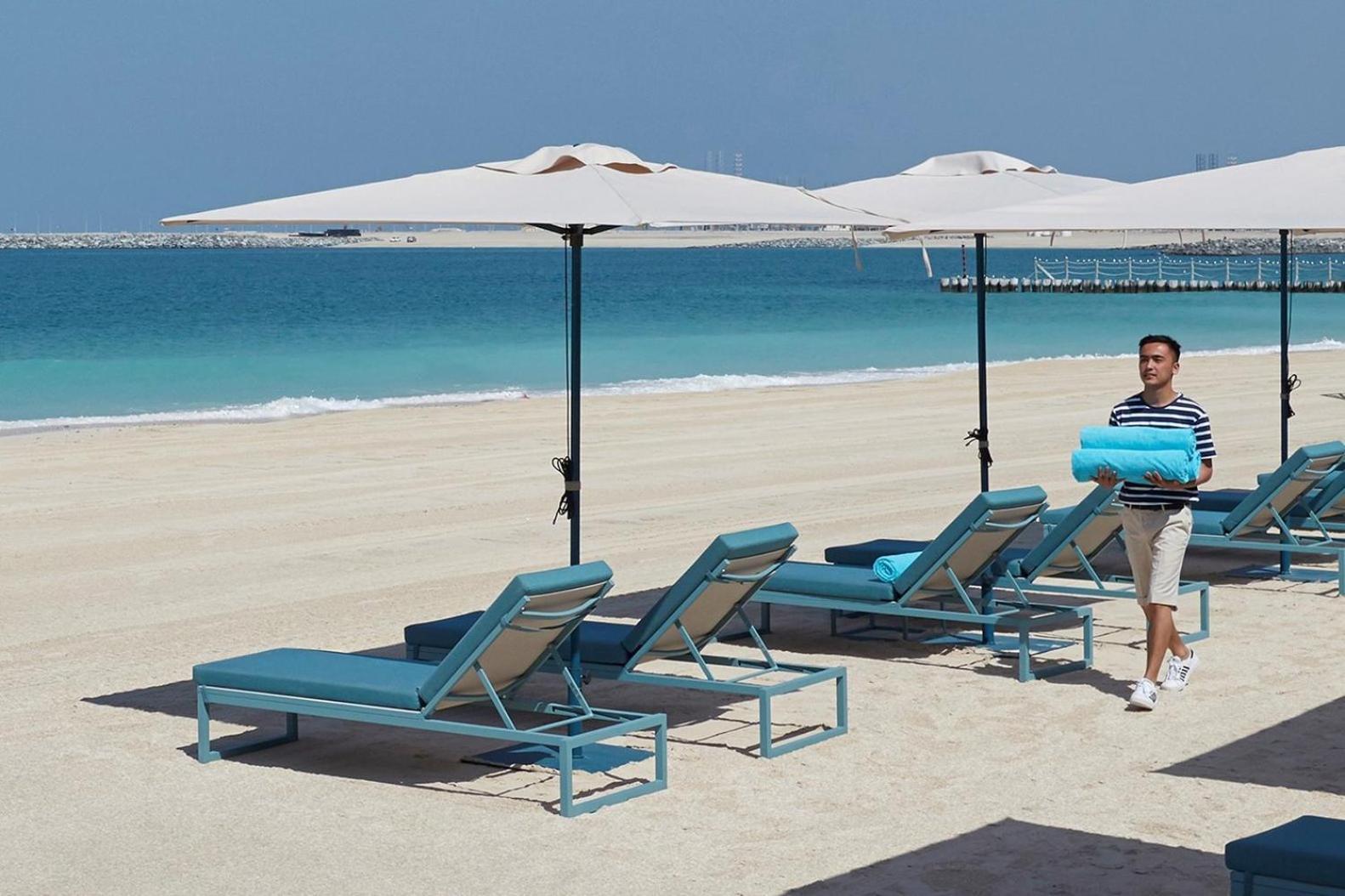 Mandarin Oriental Jumeira, Ντουμπάι Εξωτερικό φωτογραφία Beach at Jumeirah Atlantis