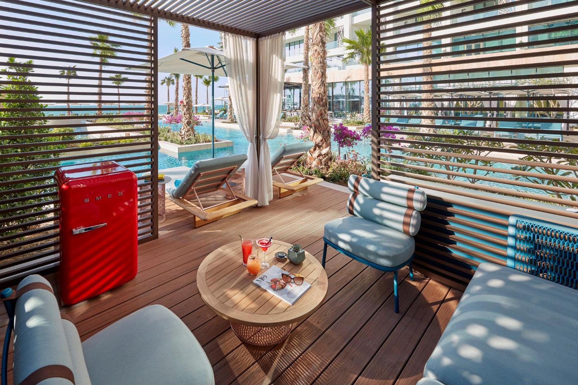 Mandarin Oriental Jumeira, Ντουμπάι Εξωτερικό φωτογραφία Cabana at the pool