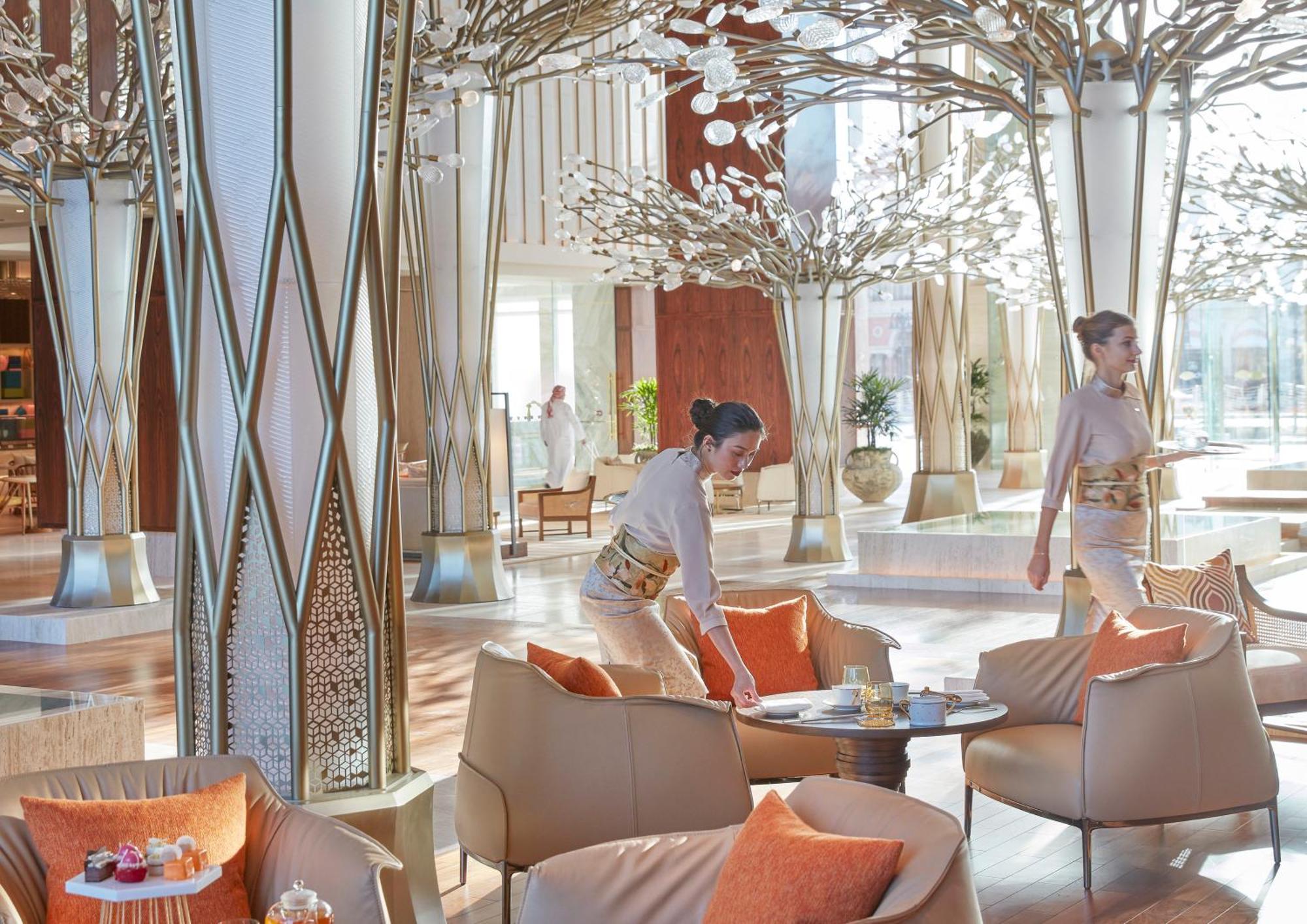 Mandarin Oriental Jumeira, Ντουμπάι Εξωτερικό φωτογραφία The lobby of the hotel